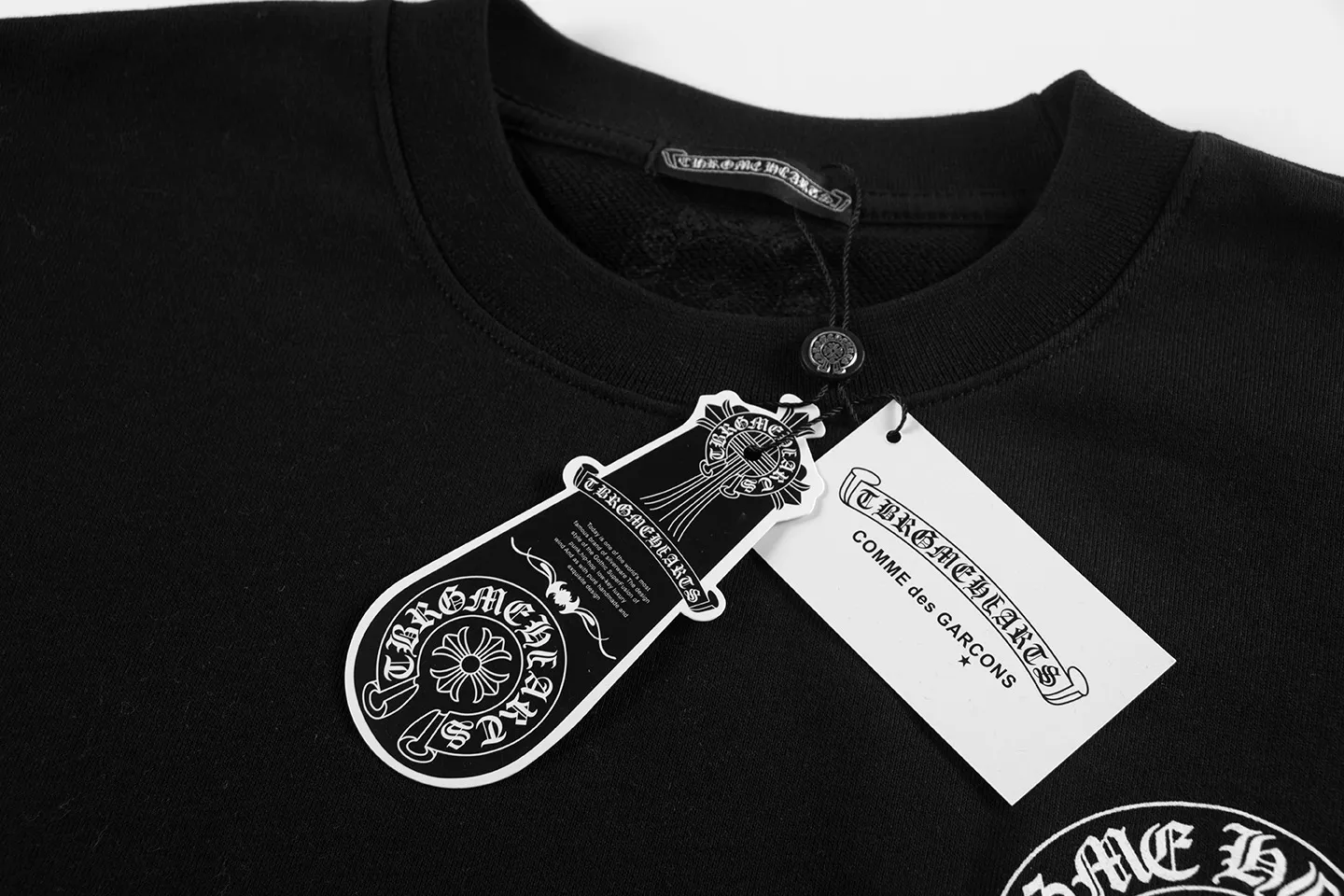 P270 Chrome Hearts Chrome Hearts zipper classic horseshoe print sweatshirt Size: SMLXL Color: Black